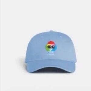 Madhappy Shades Rainbow Embroidered Dads Nouns Hat in Light Blue NWT